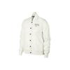 Logo Print Solid Color Sports Baseball Jacket Women Jackets White AR3764-133