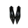 Shallow Single Shoes Women Wear High-end French Retro High Heels Versatile Soft Leather Pointed Women's Shoes Soft Soles Are Not Tired