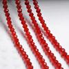 Dark Red Series Shining Multicolor 4/6mm Crystal Beads Rondelle Shape Jewelry Findings Earring Glass Quartz Charms Bracelet Accessories