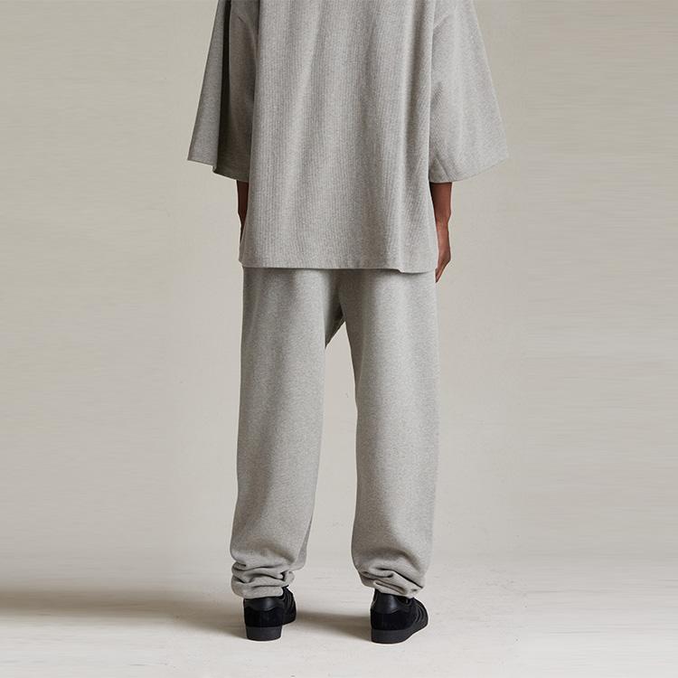 Fear of God Essentials Sweatpant Dark Heather Oatmeal Men Bottoms Grey 130SP242023F