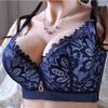 Large Size Underwear Bra Ladies Thin Section Gathering Five-Breasted Breast Bra C D E Cup Bra