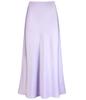 Elegant High Waist Fishtail Satin Midi Skirt for Women