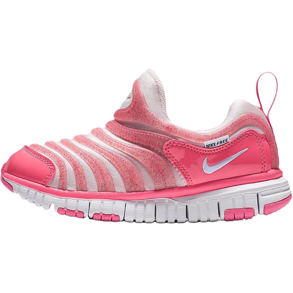 Nike Dynamo Free Versatile Comfortable Durable Breathable Low-Top Kids Running Shoes Kids Sneaker Pink AA7216-600