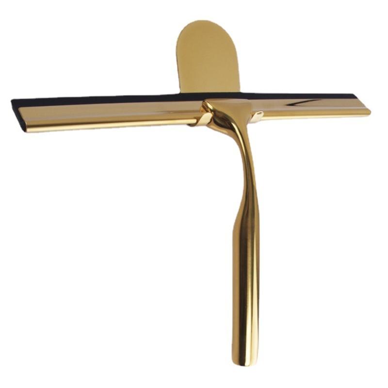 Shower Squeegee Stainless Steel Glass Window Squeegees Non-Slip Blade Handle for Bathroom Door Mirror Car Glass K0AB