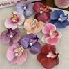 Sweet Phalaenopsis Flower Hairpin  Bohemia Creative Design Cloth Floral Pearl Hair Clip Female Headdress
