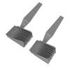 2pcs Professional Curved Positioning Comb Hairdressing Tool Ergonomic Guide Clipper Comb for Barber