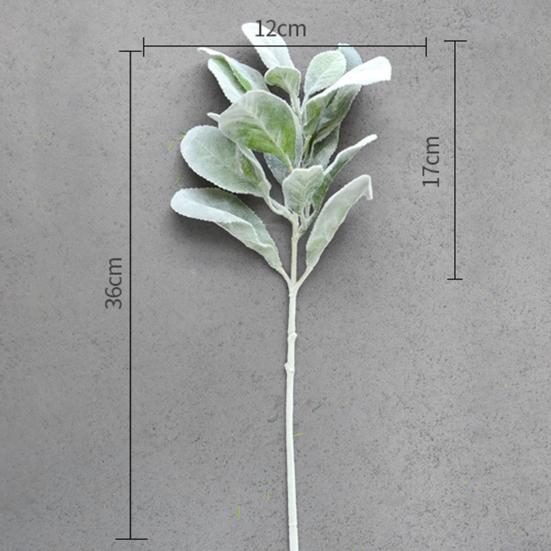 1Pc Artificial Plants Flower Rabbit Ear Leaf DIY Wedding Home Arrangement Wreath