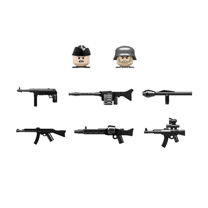 Ww2 Military World War German Leopard Medium Tank Building Blocks Bricks Kid Educational Toys for Children Boy Christmas Gifts