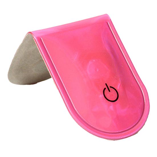 Светодиодный зажим, мигающий светильник, отражающая световая полоса, водонепроницаемая, на батарейках, компактный размер, легкий, для пешего туризма, бега, безопасный фонарь