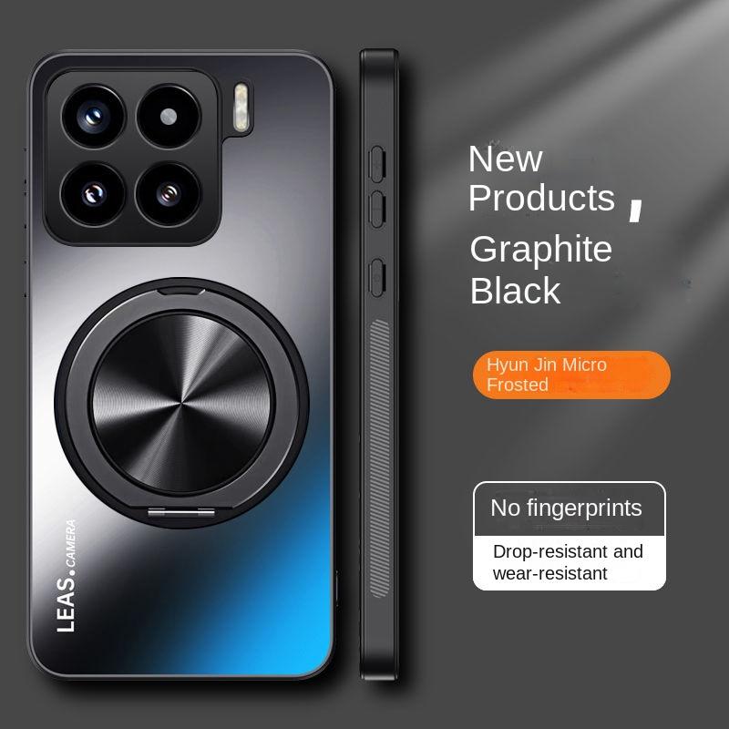 For Xiaomi Mi 14T Pro Case Hard Matte With Ring Stand Magnetic Protective Back Cover Case For Xiaomi Mi 13T 12T 14T Pro Shell