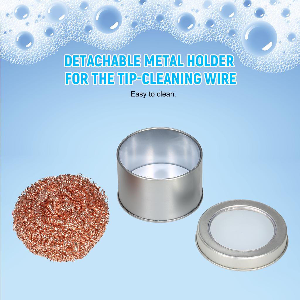 Очиститель паяльного жала из нержавеющей стали Проволочный очиститель жала паяльника Проволока для чистки жала припоя