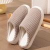 Color Matching Plush Cotton Slippers Winter Couple Indoor Home Hair Mop Plush Shoes Home Comfort Cotton Mop