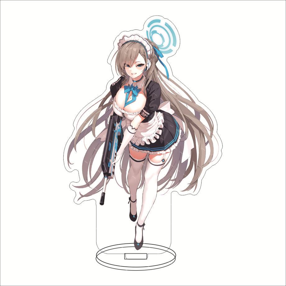 Blue Archive Millennium Science School Acrylic Stand Hayase Yuka Ushio Noa Anime Acrylic Figure Standing Model Cosplay