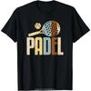 Padel Paddle Tennis Racquet Ball Vintage Colors Graphic T-Shirt Casual Sports Clothes Streetwear  Men Clothing  Camisetas