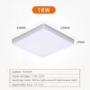 Modern LED Ceiling Light Square Energy-saving Home Light 48W36W24W18W Living Room Dining Room Bedroom Indoor Lighting 85-265V