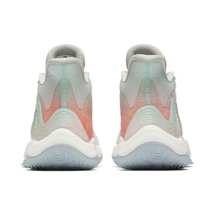 Anta Fabric Synthetic Leather TPU Shock Absorbing Non-Slip Wear-Resistant Supportive Mid-Top Basketball Shoes Men Basketball Shoes 112241601-5