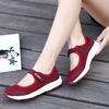Autumn New Trendy and Fashionable Mother Casual Shoes Large Size Breathable Lightweight Solid Color Mesh Shoes for Women