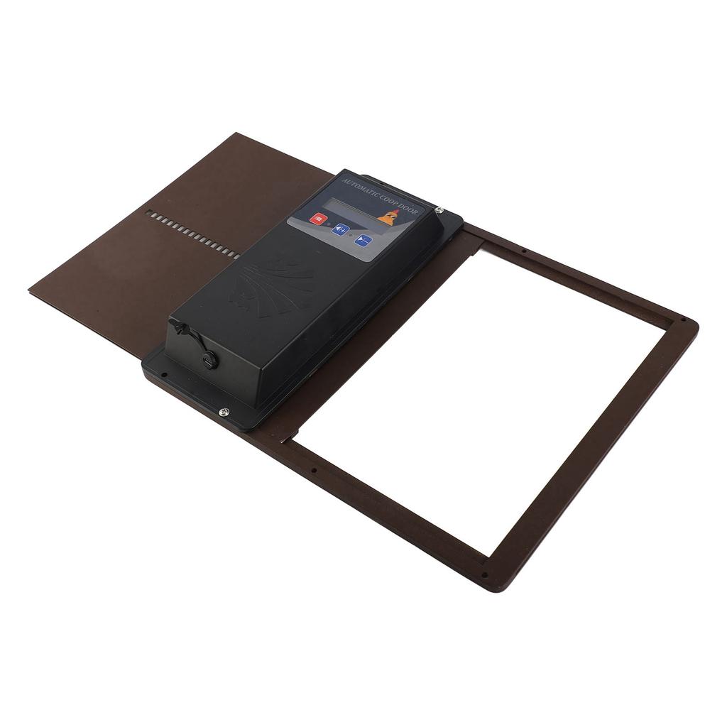 Poultry Coop Door with Timer LED Display Programmable Automatic Chicken Coop Door Opener Horizontal