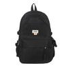 College Style Student Schoolbag Solid Color Women's Backpack Large Capacity Backpack