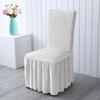 Puff Wedding Chair Cover Banquet Luxury Cover for Chairs Spandex Stretch Backrest Chair Case Protect  Free Shipping
