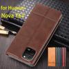 Deluxe Magnetic Adsorption Leather Fitted Case for Huawei Nova Y61 Y 61 Flip Cover Protective Case Capa Fundas Coque