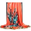 High-quality Luxurious Silk Scarves Headband Scarfs Neck Scarf For Women Chain Silk Scarf Women's Decorative Shawl