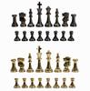 StonKraft Cm King Height Edition Brass Chess Coin Pawn Staunton Figure Figure 8.9 - Collector's