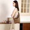 Genuine Leather Dumpling Bag Minimalist Knot Croissant Bag Single-shoulder Crossbody Bag for Women