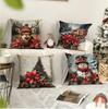 New Christmas Pillow Cover Holiday Festive Decoration Home Sofa Cushion Cover Living Room Bedroom Pillow Cover