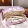 Kawaii Pencil Case Large Capacity Pencil Box Pouch Holder Box Office School Supplies for Kids Pretty Stationery Organizers Gift
