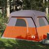 VidaXL 4 Person Cabin Camping Tent, Shade Tent with Carry Bag, Camping Awning, Garden Shelter, 94544