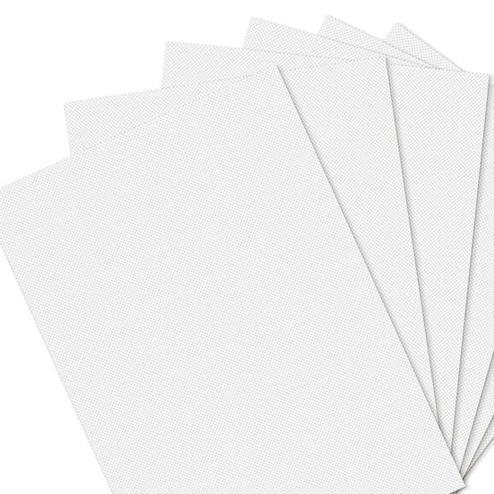 6 Sheets Embroidery Stabilizer Water Soluble Paper DIY Embroidery Transfer Paper Printable Embroidery Patterns Transfer Paper