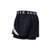 Under Armour Play Up Retro Two-In-One Shorts Women Shorts Black 1351981-001