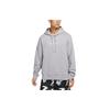 Jordan Solid Long Sleeve Hoodie Men Tops Light-Grey White DO6095-054