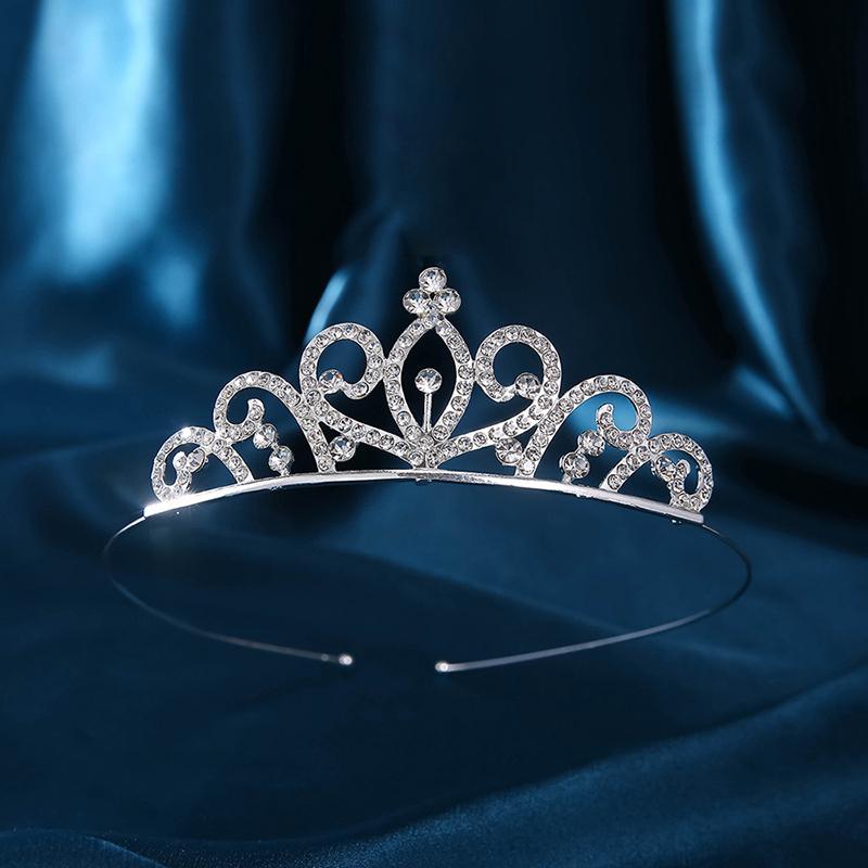 Women Sweet Wind Princess Tiara Birthday Party Crown For Performance Party Decorative Crown