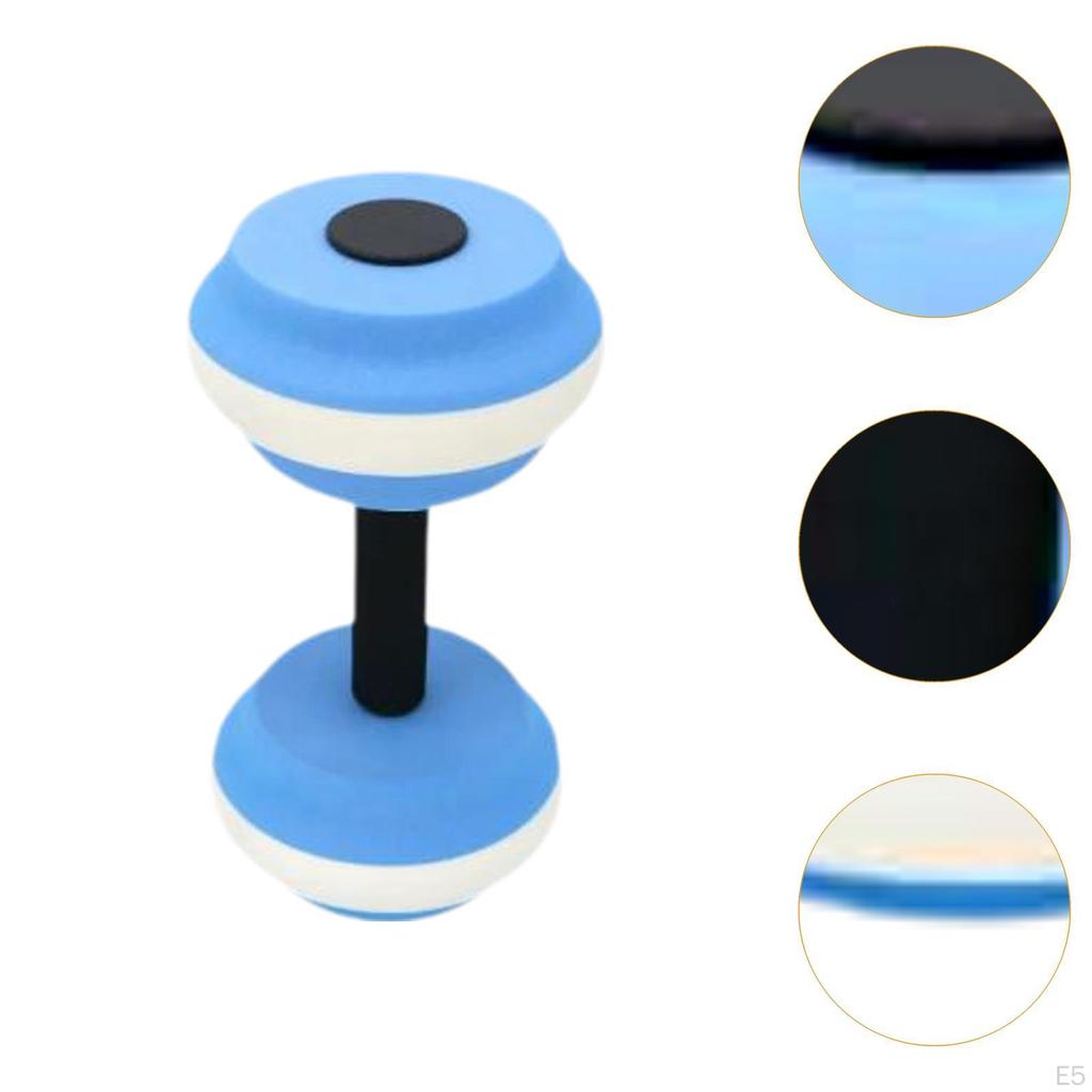 Aquatic Dumbbell Hand Bar Lightweight Resistance Men Women Pool Dumbbells Swim Barbell for