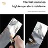 High-temperature Aluminium Foil Sticker for Kitchen Stove Tops Waterproof Sticker for Grease Resistant Sinks Self-adhesive Seam Stickers