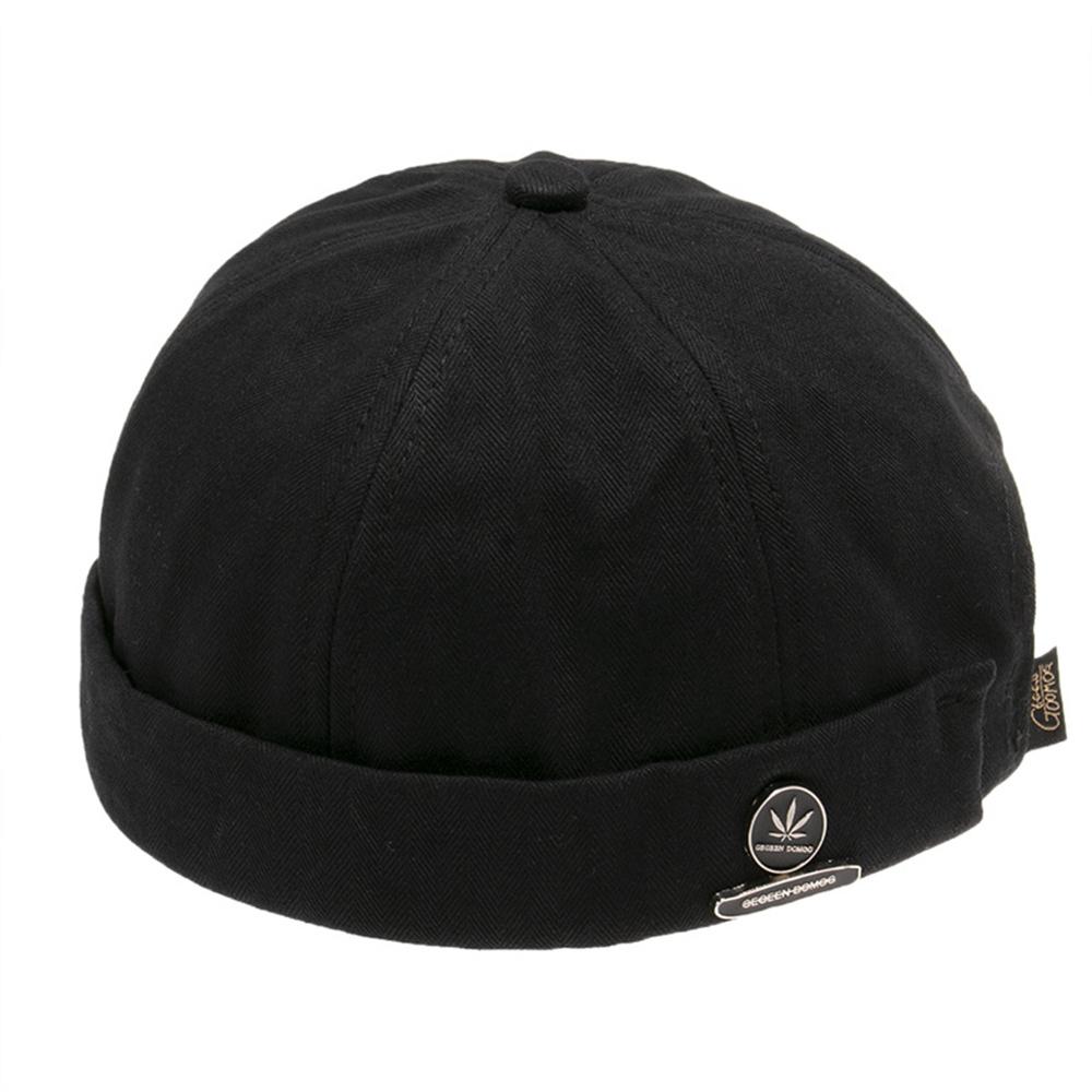 Fashion Brimless Caps for Men Women Vintage Corduroy Beanie Skullcap Street Retro Adjustable Sailor Hats Melon Cap Hip Hop Hat