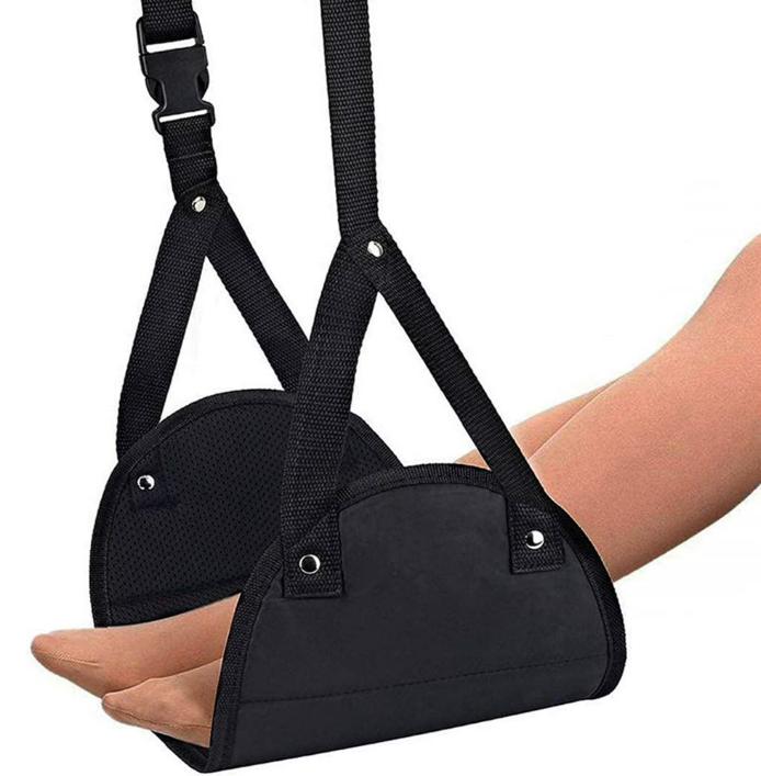 Airplane Foot Hammock, Foot Support, Relieve Foot Fatigue, Office Desk Foot Hammock, Travel Foot Support, Comfortable Foot Suspension Device