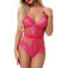 Women Sexy Lace Hollow Out Bodysuit Lingerie Backless Erotic Lingerie
