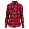 Urban Classics Womens/Ladies Checked Flannel Turned Up Cuff Shirt