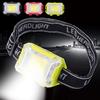 (Great home)Mini COB LED Headlamp Headlight AAA Flashlight Head Torch Light Outdoor Camping