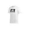Adidas Brushstroke Running Fitness Training Tee Men Tops White GD5894