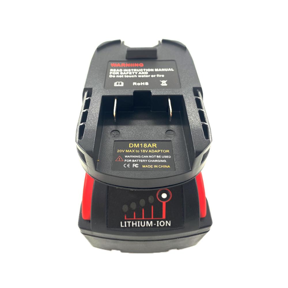 Battery Adapter DM18AR for M18 Lithium Battery Convert To for 18V Tool Electric Drill Use Converter