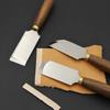 Flat Mouth Oblique Mouth Round Mouth Sandalwood Leather Leather Cutting DIY Cutting Trimming Leather Carving Thinning Knife