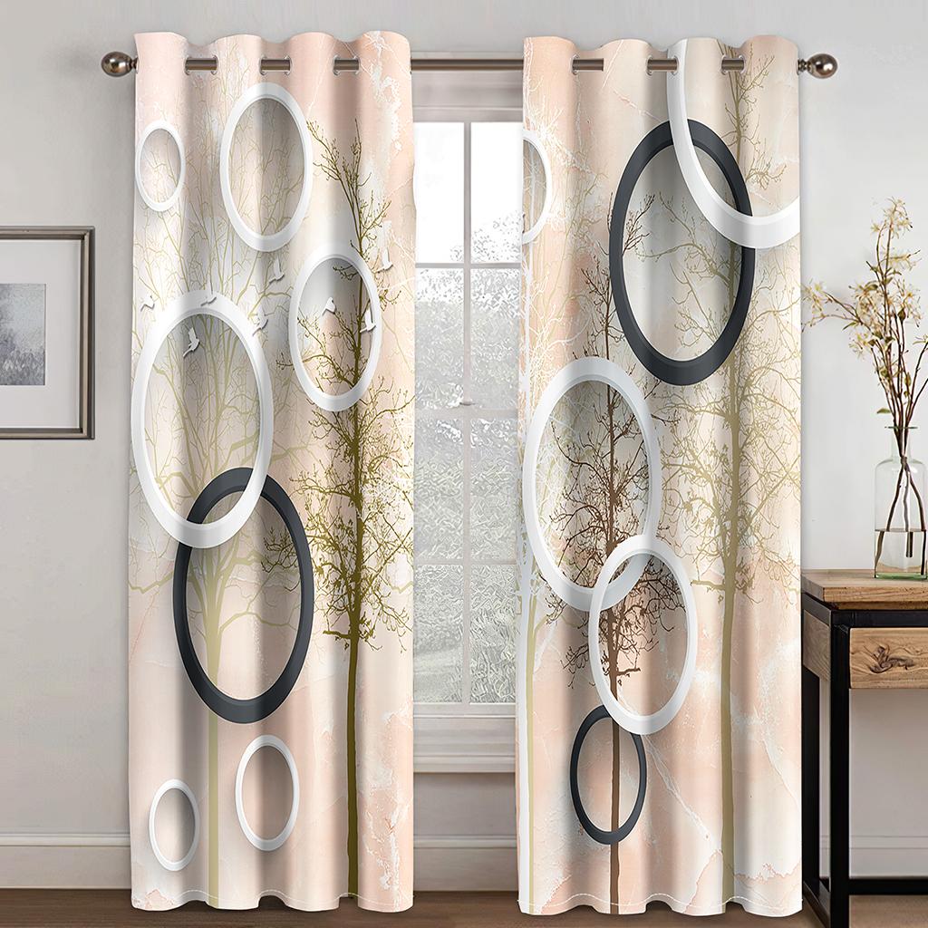 Black and White Butterfly 3D Curtains Pattern Curtains For Bedroom Expand Space Shading Colth Curtain For Bedroom Window Curtain