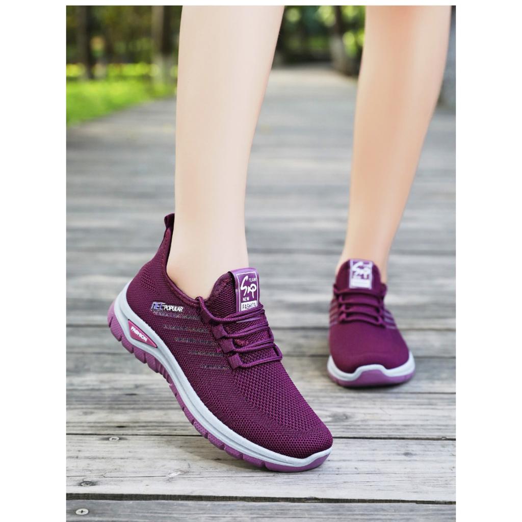Shoes Women, Fly Woven Breathable Couple Models Casual Shoes, Versatile Soft Sole Lightweight Sports Shoes