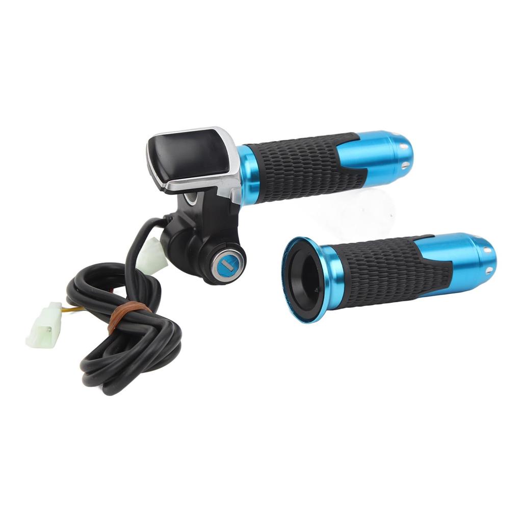 36V 350W Motor Speed Controller Square Display Screen Throttle Twist Grip Set with Lock for