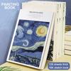 128 Sheets Thick 16K Sketch Book Art Student Special Use Adult Beginner Drawing Book Blank Paper 32K Van Gogh Rose