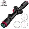 FIRE WOLF 2.5-8X28 FFP Hunting Scope Double Cross Red and Green Focusing Tactical Optical Scope
